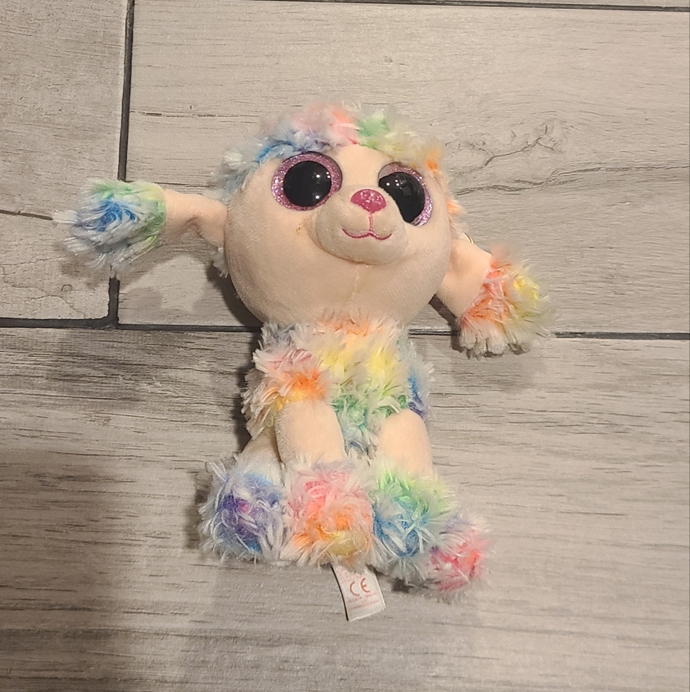 🍁 TY rainbow the lamb beanie boos🧋